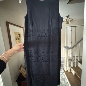 Ann Taylor, size 8, Navy Blue, business casual dress